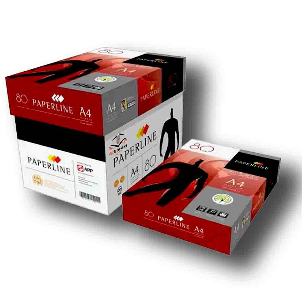 PaperLine A4 White Copy Paper 80gsm Carton - 5 Reams (2500 Sheets)
