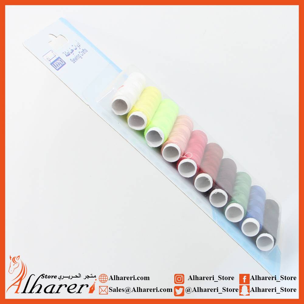 Set 10 sewing thread Multi Colors
