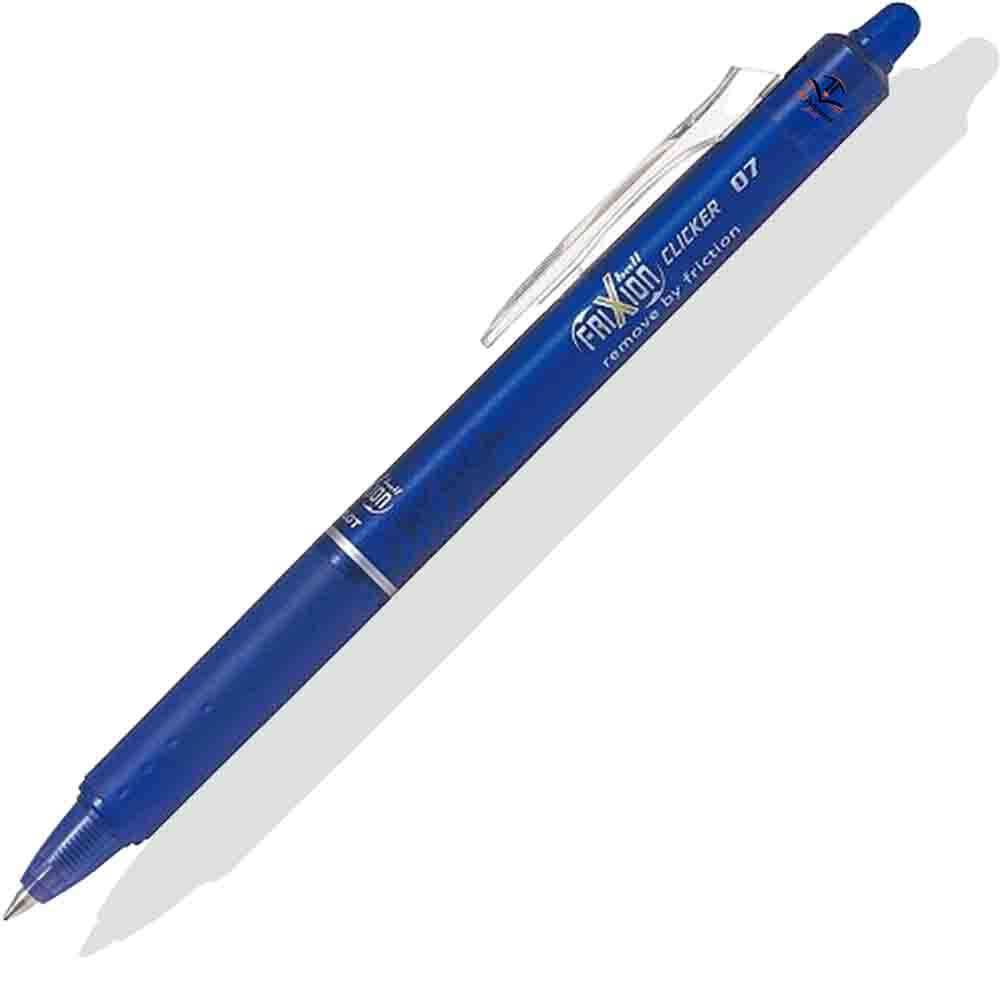 Pilot FriXion Clicker Erasable Gel Pen Blue 0.7mm BLRT-FR7-L