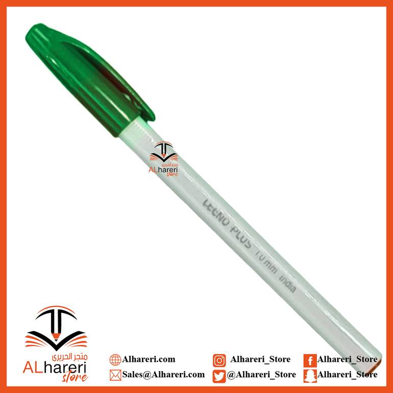 قلم حبر جاف أخضر لينو بلس 1.0ملم