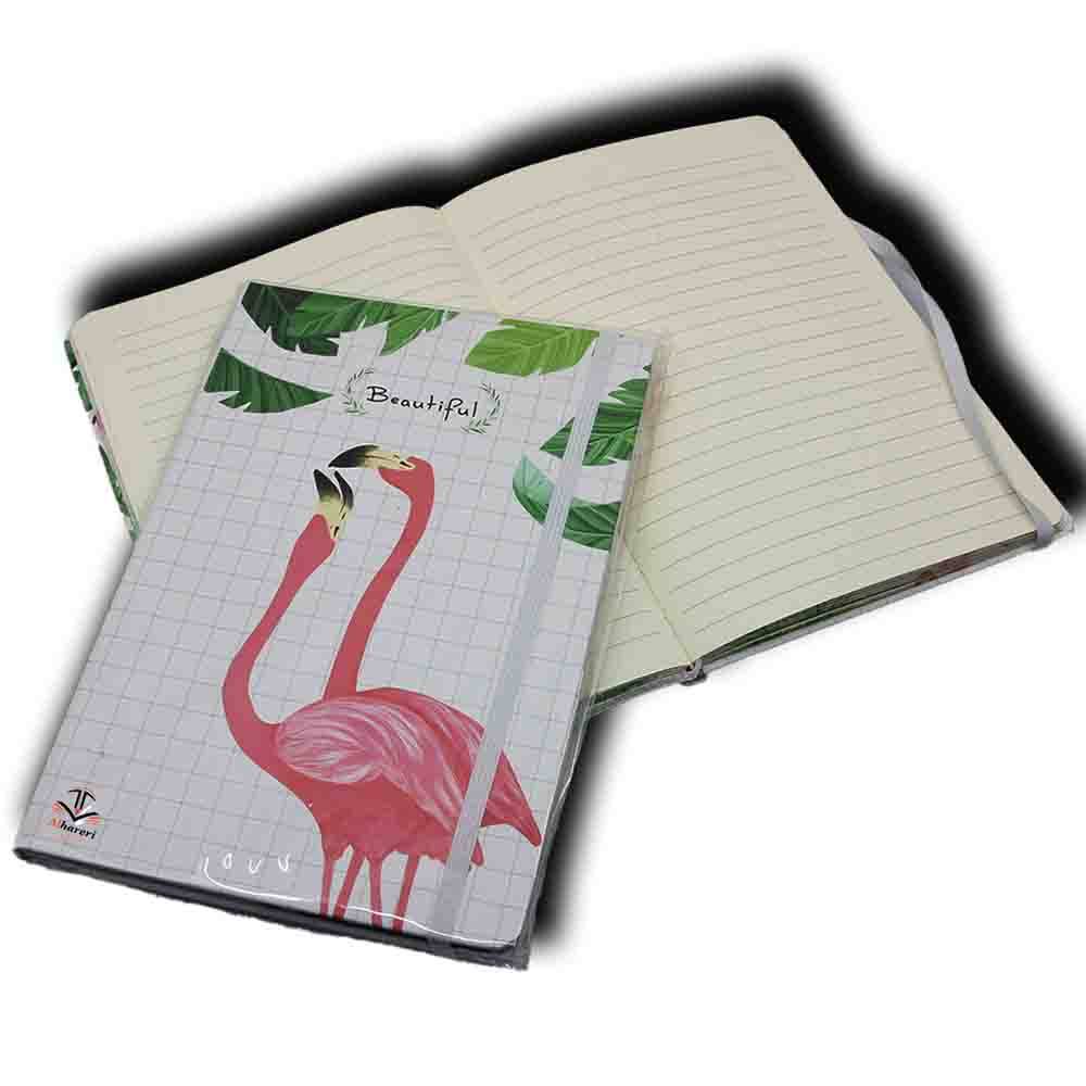 Flamingo Cover Agenda Journal Notebook | 100 Sheets