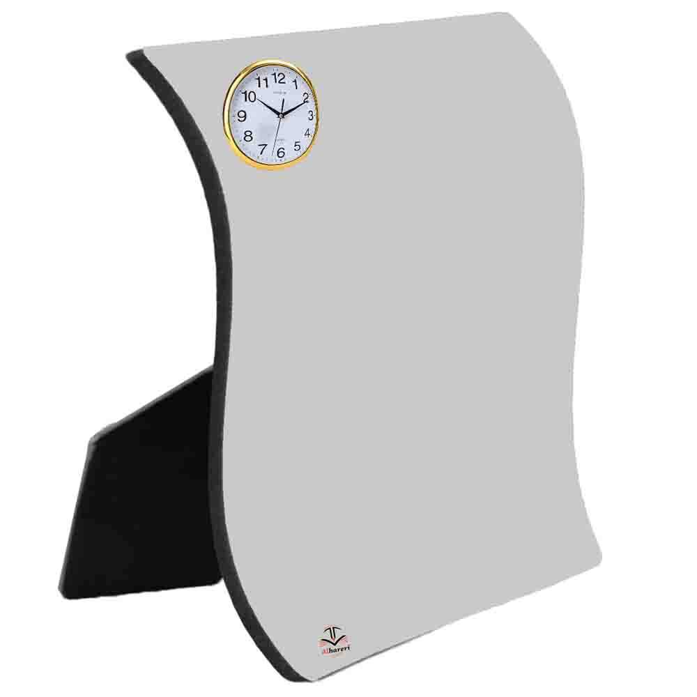 MDF Photo Frame | No. 02 with Clock | Sublimation Printable
