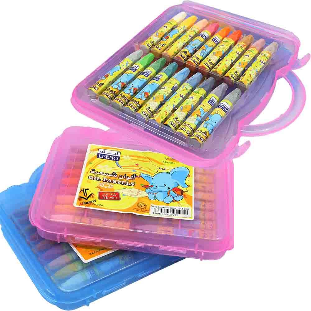 Oil Wax Crayons Set 18 Colors