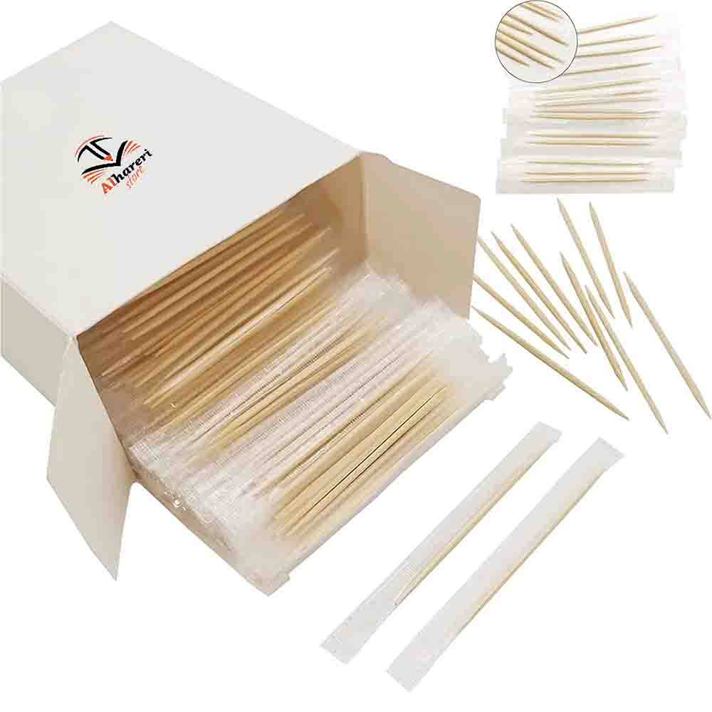Automatically Coated Wooden Dental Picks 1000 Pcs