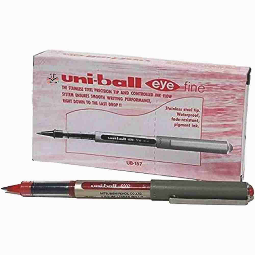 يوني بول قلم حبر سائل أحمر 0.7 ملم eye fine MI-UB157-RD | درزن 12 حبة