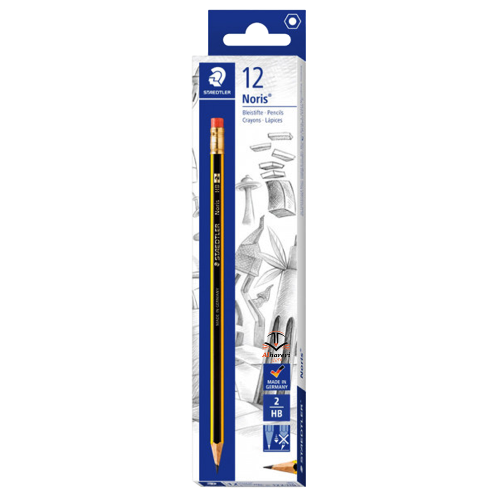 Wooden Pencil 12pcs 2HB 122-HB A53 STAEDTLER