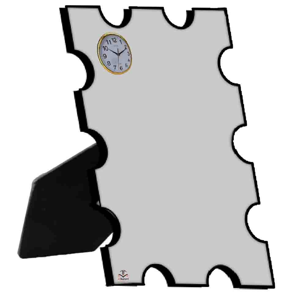MDF Photo Frame No.05 with Clock | Heat Transfer Printable