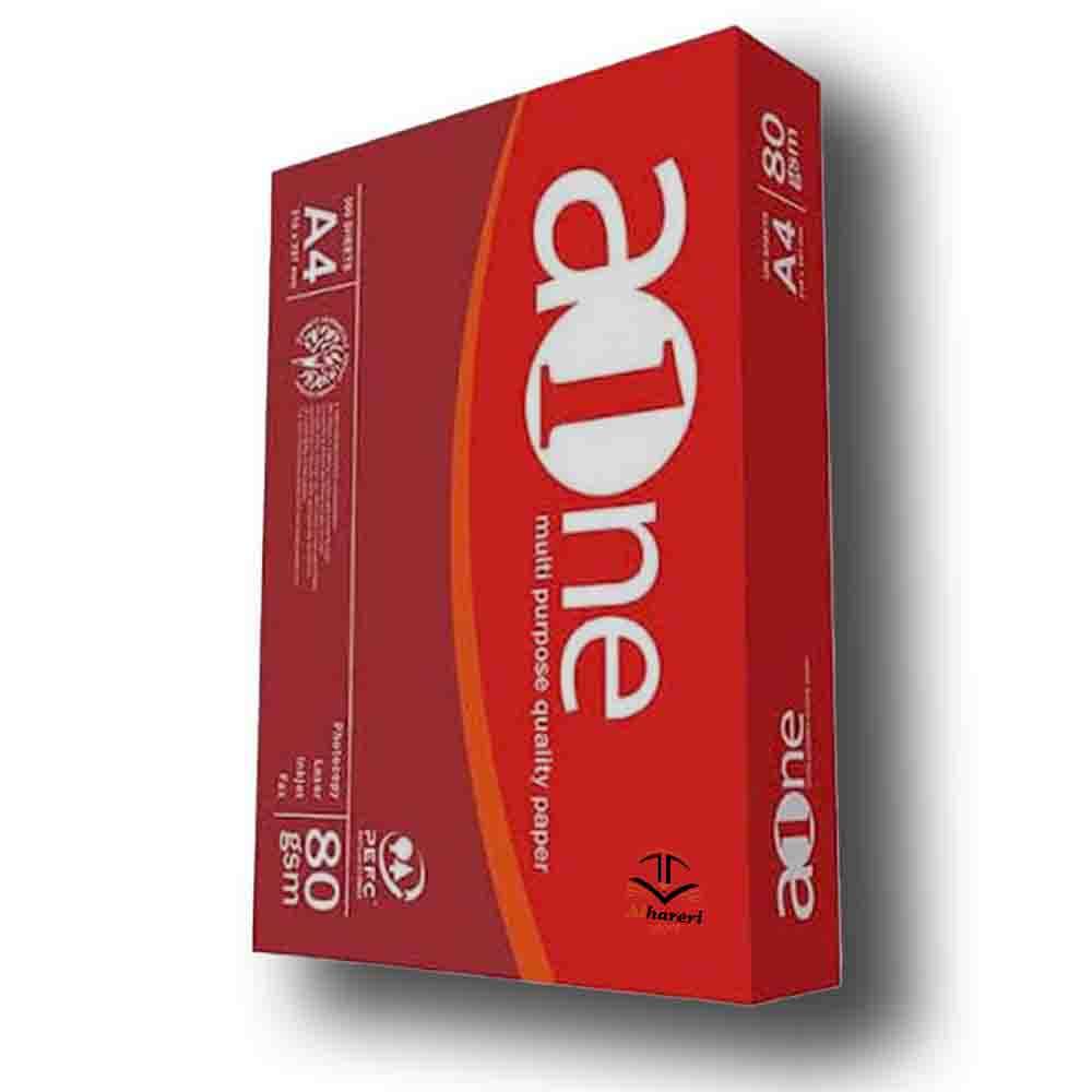 ورق طباعة A One A4 أبيض 80 جم - 500 ورقة