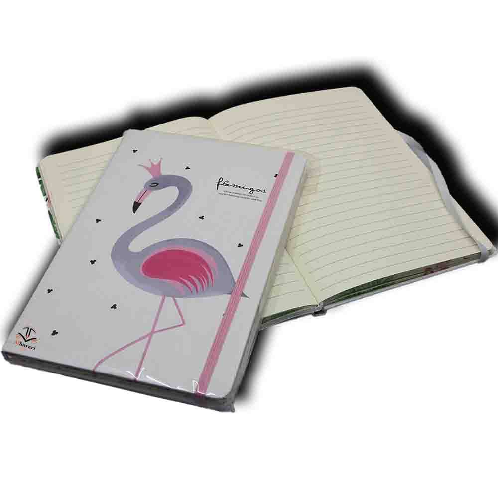 Flamingo Cover Agenda Journal Notebook | 100 Sheets