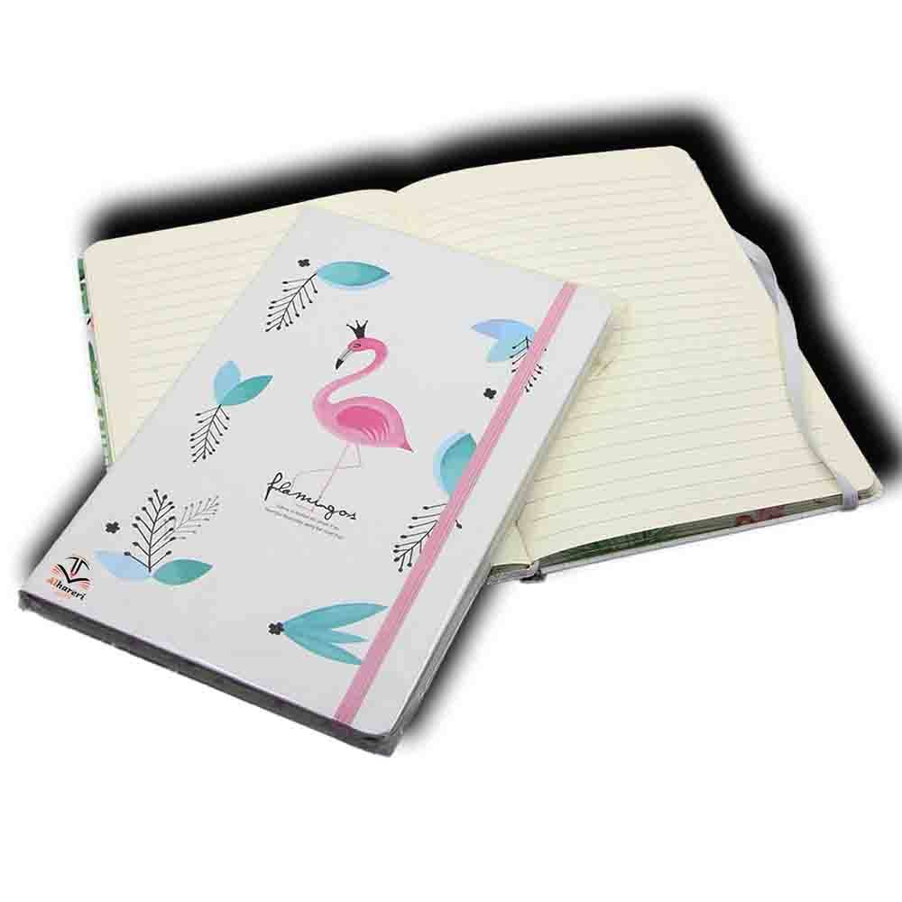 Flamingo Cover Agenda Journal Notebook | 100 Sheets