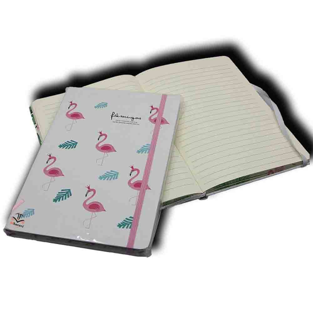 Flamingo Cover Agenda Journal Notebook | 100 Sheets