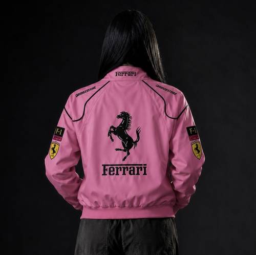 pink jacket