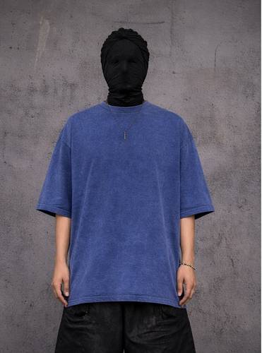 أوفر سايز مغسول Blue