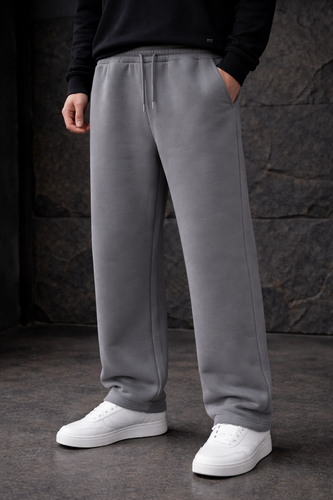 بنطال رمادي Solid Grey