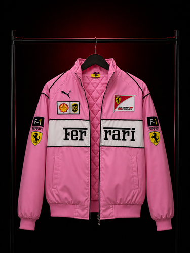 pink jacket