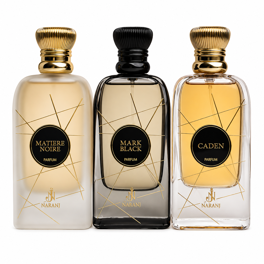 مجموعه عطور نارنج ماتير +مارك بلاك +كيدن 3عطور كل عطر 100مل