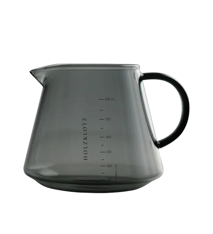 Holz Klotz Line drip server 4cups 600ml Smoky ابريق تقديم 600مل