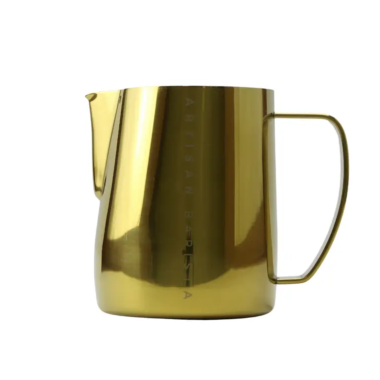 Artisan Barista Milk Jug 600ml Plated Gold ابريق تبخير أرتيسان بريستا 600مل ذهبي