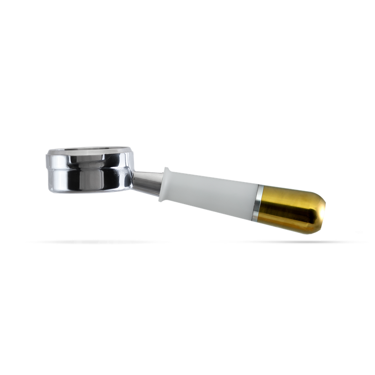 Pesado Naked Portafilter 58mm LM/E61 WGD بورتافلتر بيسادو مكشوف 58ملي أبيض ذهبي