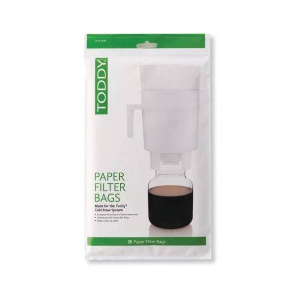 Toddy Paper filter Bags 20Packs فلاتر تودي الورقية الحجم الصغير عدد 20