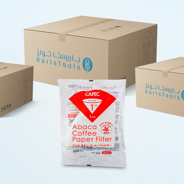 CAFEC V60 1 cup filter فلتر  كافيك 1 كوب (كرتون 80 حبه)