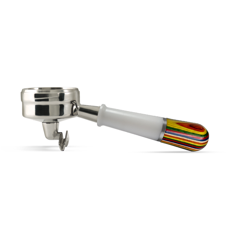 Pesado Double Spout 58mm LM/E61 White Iris بورتافلتر بيسادو مزدوج 58ملم أبيض خشب
