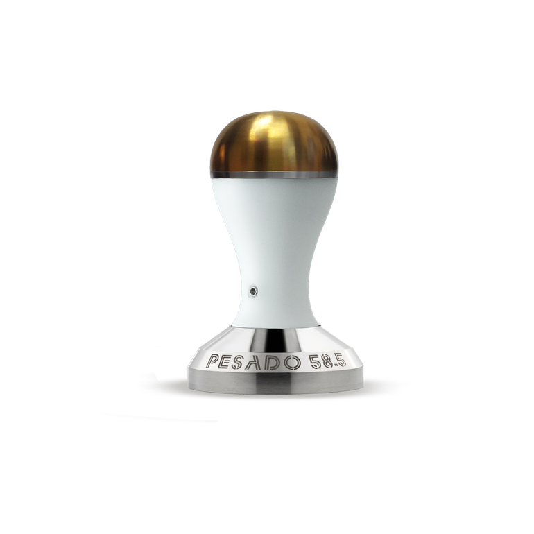 Pesado Tamper 58.5mm White Gold مكبس بيسادو 58.5ملم أبيض ذهبي