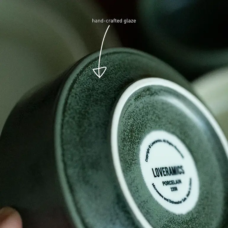 Loveramics 10cm Side Plate Matte Dark Green