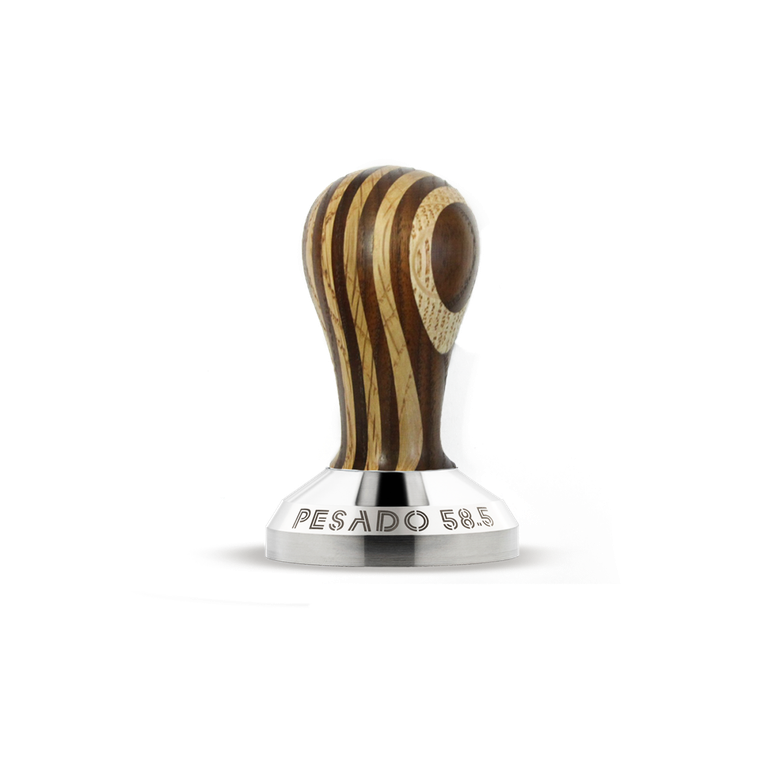 Pesado Tamper 58.5mm Raya مكبس بيسادو 58.5ملم خشب