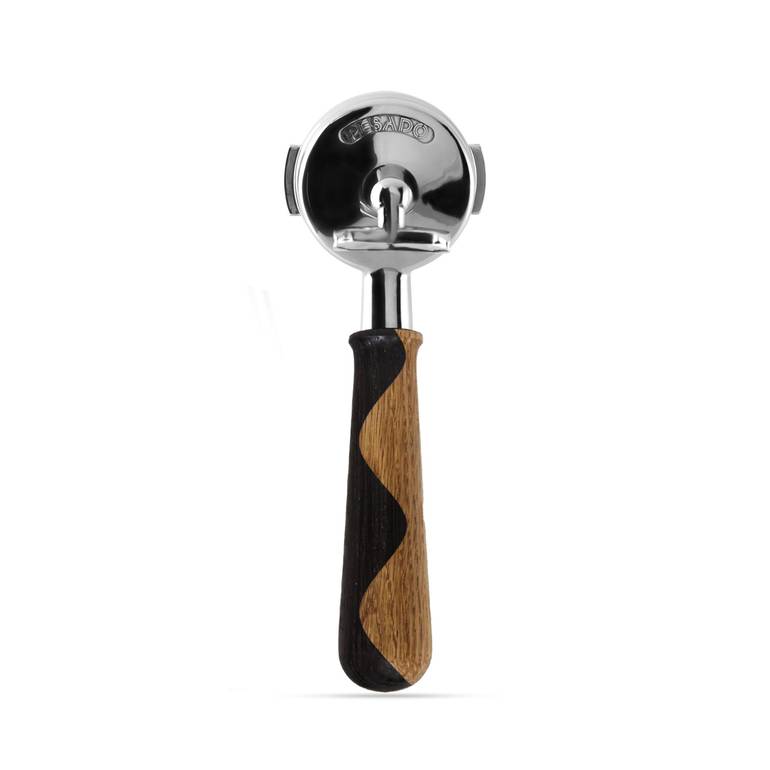 Pesado Double Spout 58mm LM/E61 Ola بورتافلتر بيسادو مزدوج 58ملي خشب