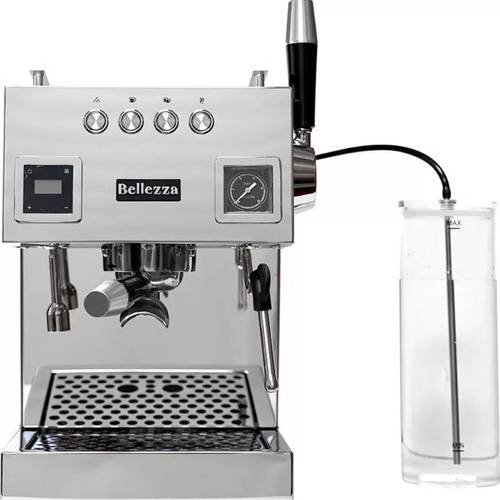Bellezza Coffee Machine Bellona stainless Steel ماكينة بليزا بيلونا ستيل