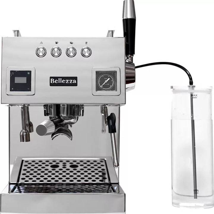 Bellezza Coffee Machine Bellona stainless Steel ماكينة بليزا بيلونا ستيل