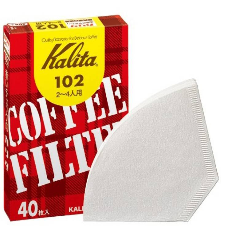 KALITA 102 Coffee Filter White 40P فلتر ورقي من كاليتا مقاس 102
