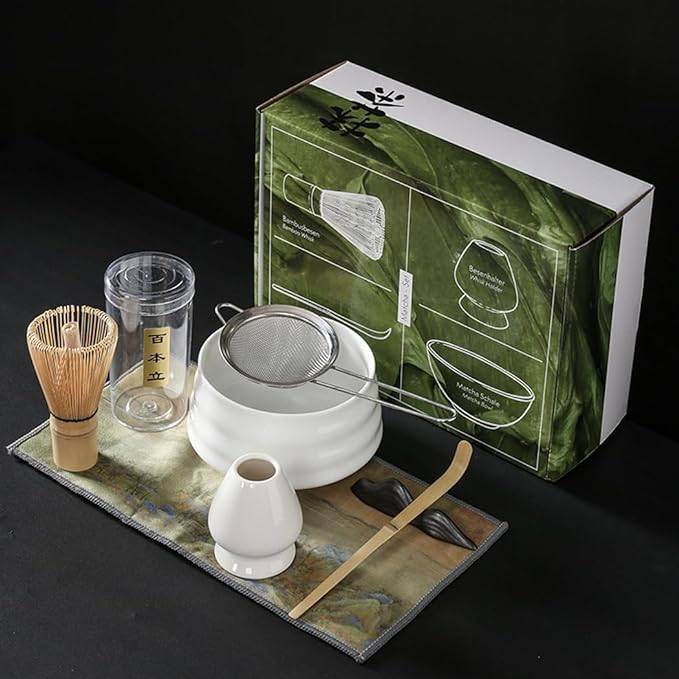 Matcha Tools 7pcs Set White أدوات ماتشا