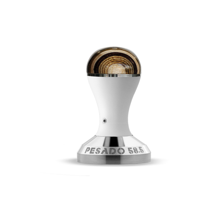 Pesado Tamper 58.5mm White Riga مكبس بيسادو 58.5ملم أبيض خشب 