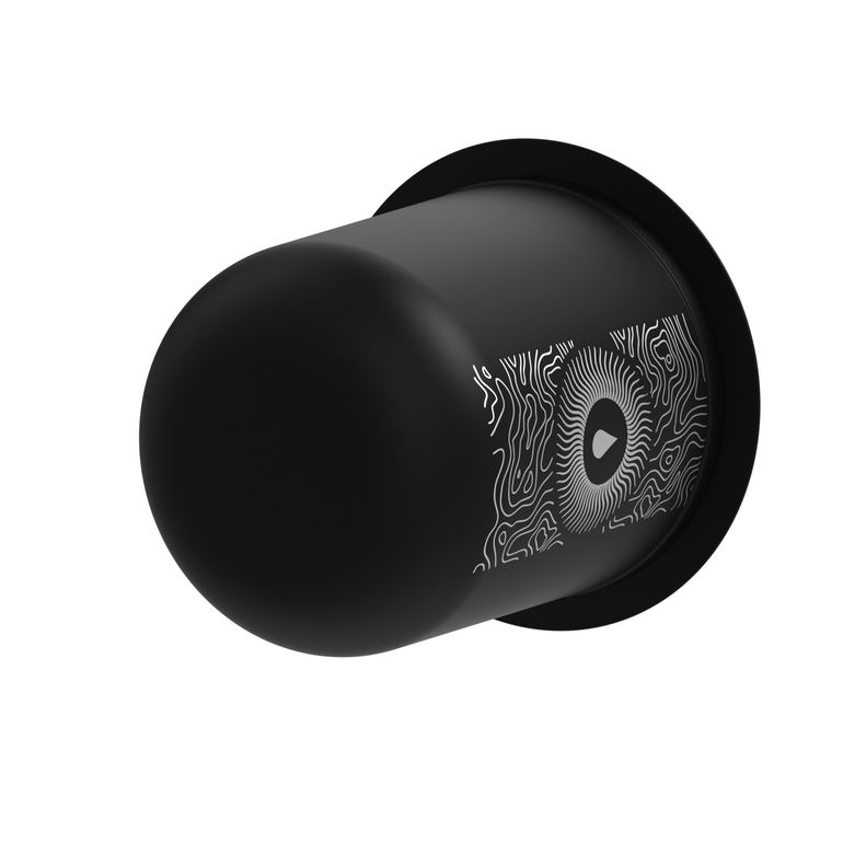 58mm Black Ripple Dosing Cup