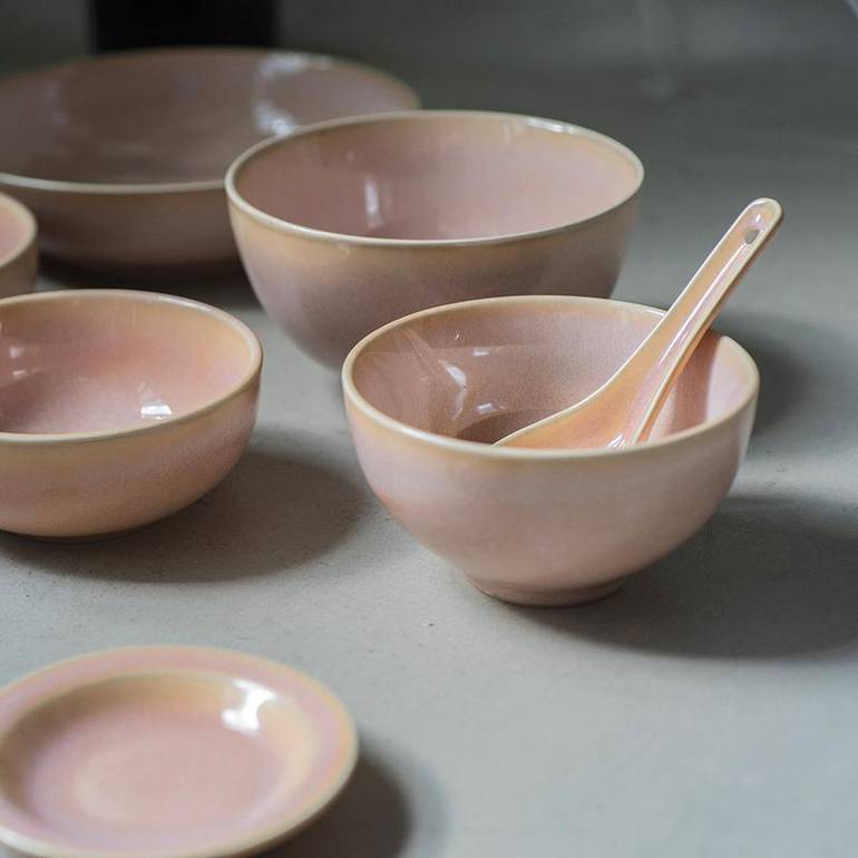 Loveramics Rice Bowl Rose 11.5cm 