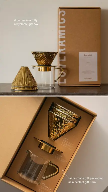 Loveramics Dripper Set (2023 Special Edition) Gold 