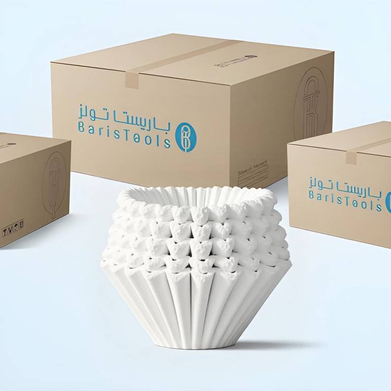 Coffee Paper Filters size13 F002 فلاتر قهوة اليوم مقاس 13 (مجموعه 8 كراتين)