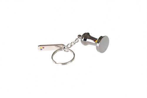 Barista Space Coffee Keychain 