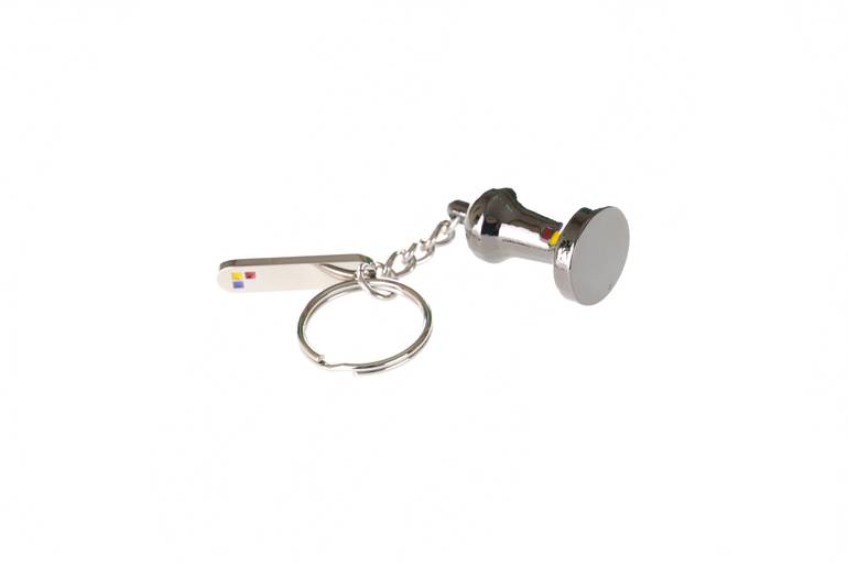 Barista Space Coffee Keychain 