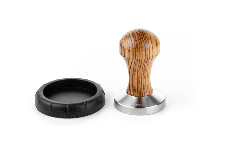 Cafelat zebra tamper 58.5mm مكبس كافيلات خشب زبرا 58.5mm