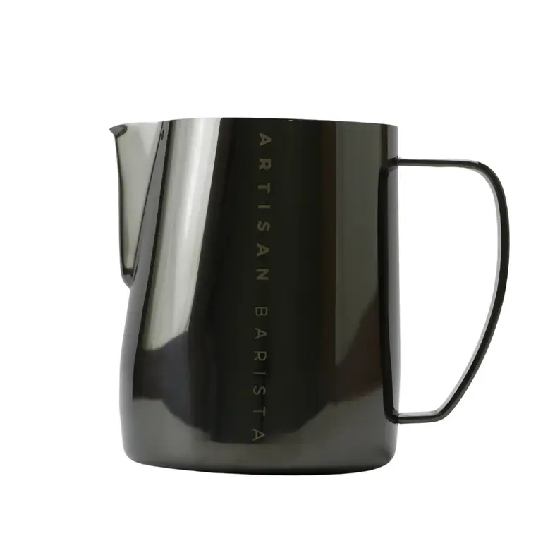 Artisan Barista Milk Jug 350ml Shiny Black ابريق تبخير أرتيسان باريستا 350مل أسود
