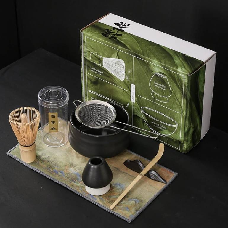 Matcha Tools 7pcs Set Black