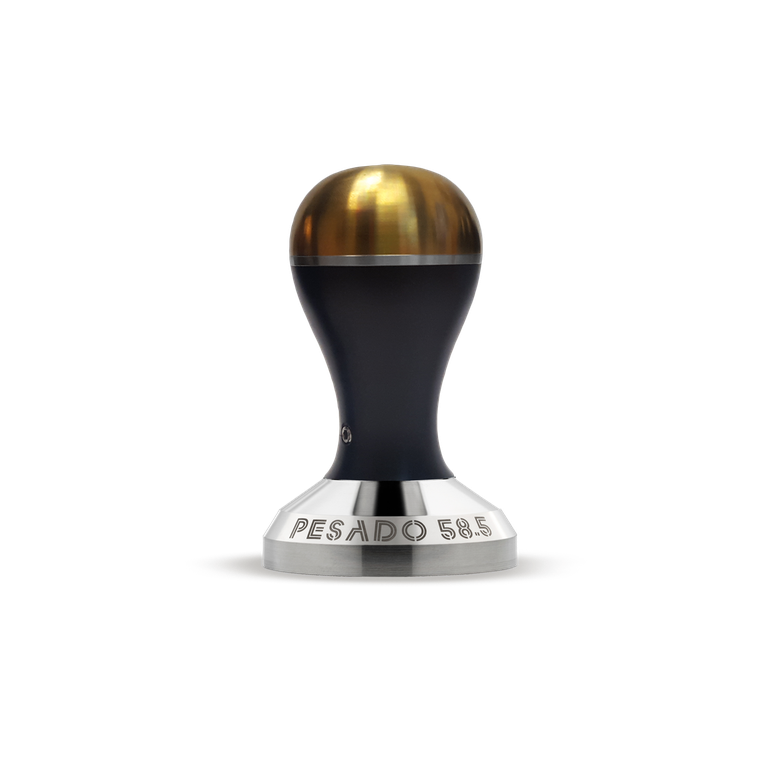 Pesado Tamper 58.5mm Black Gold مكبس بيسادو 58.5ملم أسود ذهبي