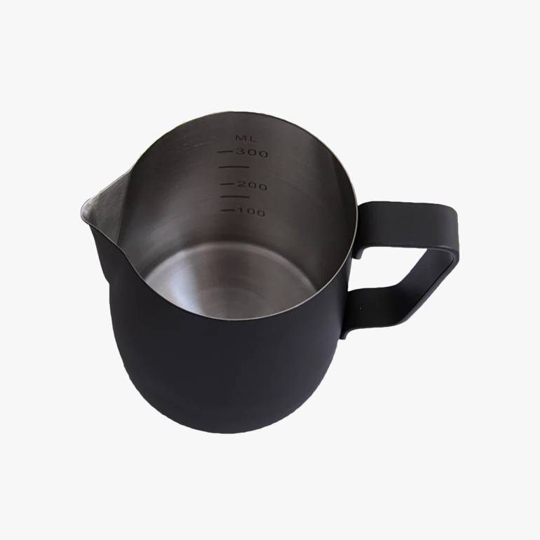Coffee Accessories 300ml black milk jug