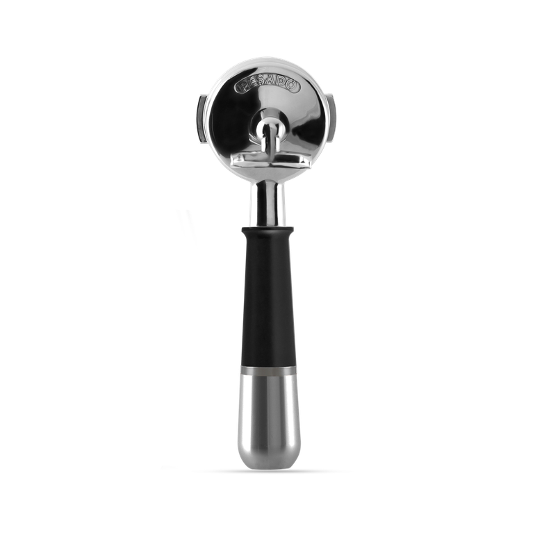 Pesado Double Spout 58mm E61/LM BSL بورتافلتر بيسادو مزدوج 58ملم أسود فضي
