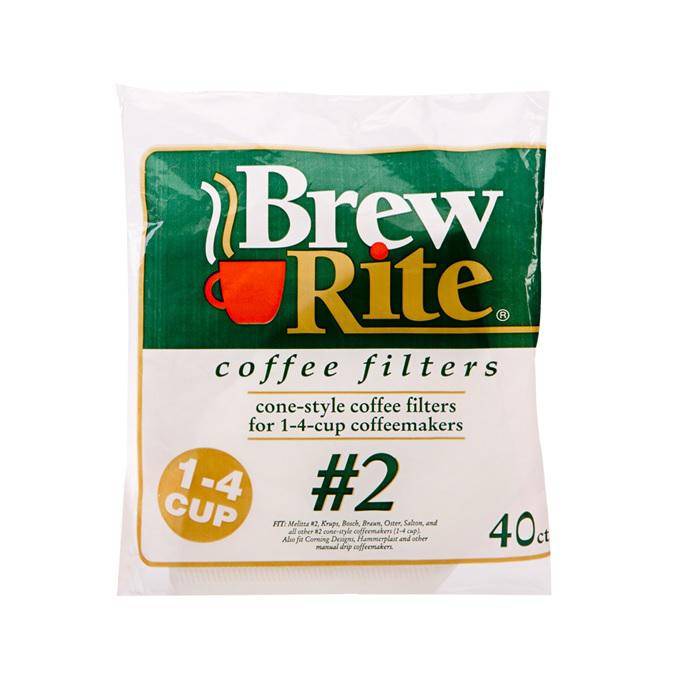 Coffee Filter - Cone No. 2 (40 Pcs) - فلتر ورقي