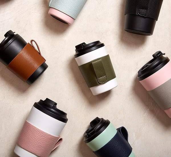 Fressko Leather sleeve 8oz مقبض جلدي لكوب فريسكو 