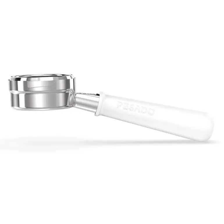 White Pesado Naked Portafilter 58mm LM/E61 Full POM بورتافلتر بيسادو مكشوف أبيض 58ملم أسود